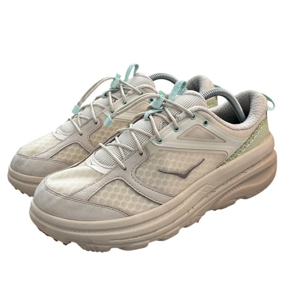 Hoka One‎ One Bondi B3LS Oat Milk Running Shoes Sneakers Mens size 11